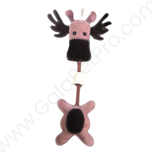 Leather Dog Toys Cow-10 inch-#LTOY_016