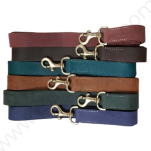 Plain Wide Leather Dog Leash - 6 ft - 1 in - #LLEASH_006