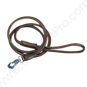 Round Leather Dog Leash - 6 ft - 1/2 in - #LLEASH_009