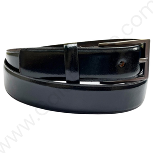 Leather Profile Belt - AP/048 - Black and Brown - Image 4