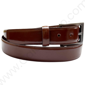 Leather Profile Belt - AP/048 - Black and Brown - Image 3
