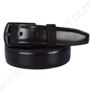 Leather Profile Belt - AP/051 - Black and Brown - Image 2