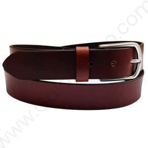 Leather Formal Belt - AP/007 - Black, Brown and Tan - Image 3