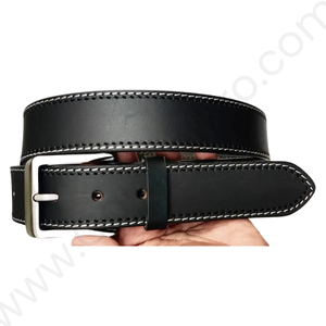 Leather Casual Belt - AP/009 - Black, Brown and Tan
