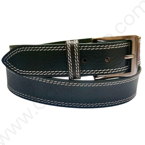 Leather Casual Belt - AP/010 - Black and Brown