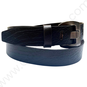 Leather Casual Belt - AP/011 - Black and Tan