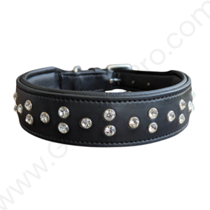 Leather Dog Collar Studded - #LCOLLAR_032