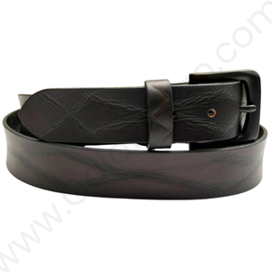 Leather Casual Belt - AP/001 - Tan, Blue and Green - Image 2