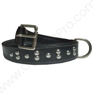 Leather Dog Collar Studded - #LCOLLAR_003