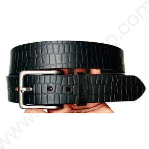 Leather Casual Belt - AP/017 - Black and Brown