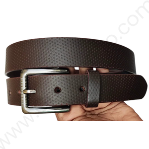 Leather Casual and Formal Belt - AP/028 - Brown - Image 2