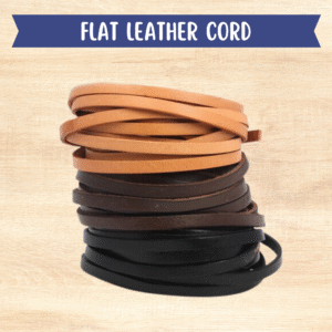 Flat Leather Cord