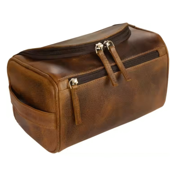 Leather Toiletry Bag - #LB_001