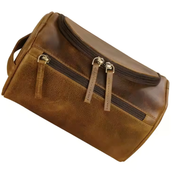 Leather Toiletry Bag - #LB_001 - Image 2