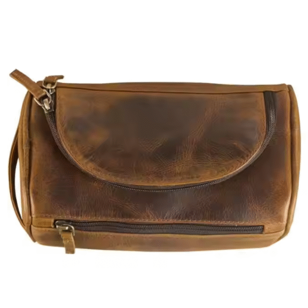 Leather Toiletry Bag - #LB_001 - Image 3